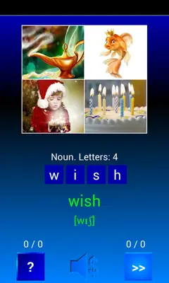 Guess and Learn words android App screenshot 5